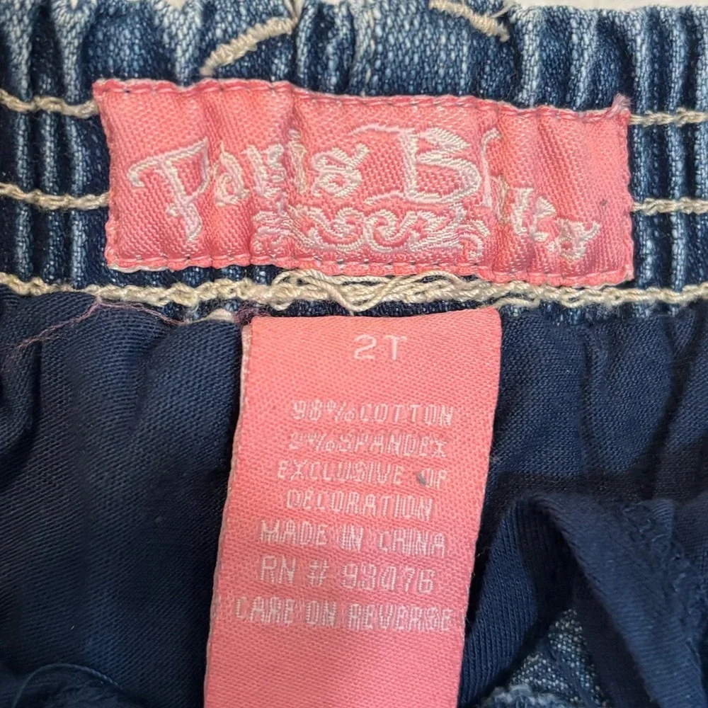 Shirt & Denim Skort Outfit Bundle 2T Vintage Denim Y2K